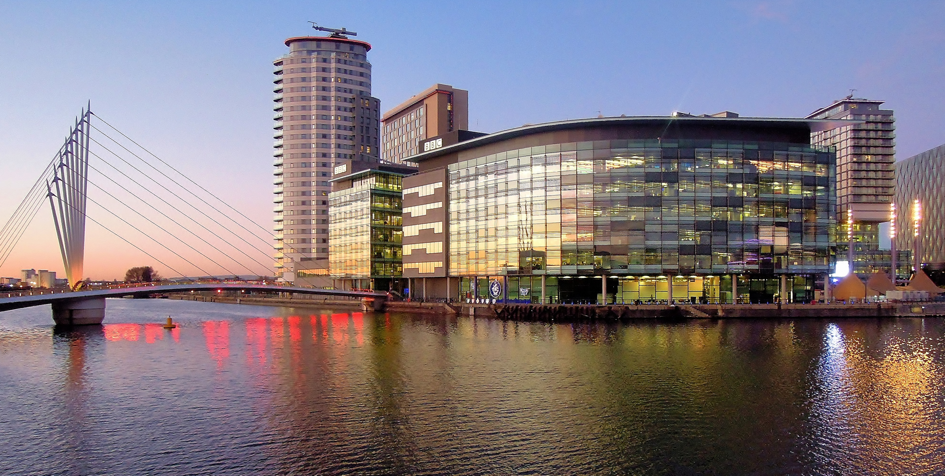 Manchester photograhed from rive